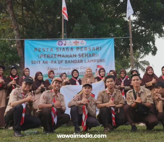 SDIT Ar-Ra’uf Bandar Lampung Sukses Gelar Pesta Siaga Persari (Perkemahan Sehari)