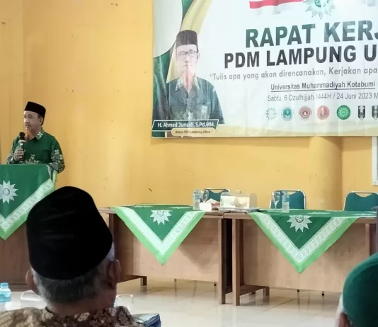 Muhammadiyah Lampung Utara Laksanakan Rapat Kerja Pimpinan Daerah