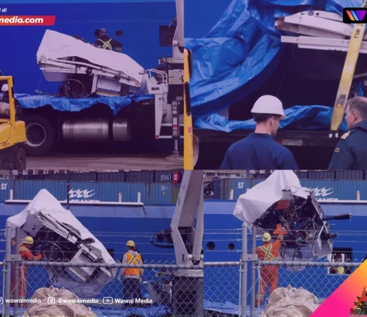 Puing-Puing Kapal Selam Titan Dievakuasi Setelah Diduga Meledak di Dekat Bangkai Kapal Titanic