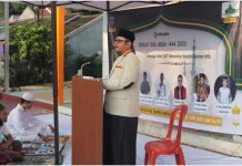 Ketua DPRD Depok Khotib Idul Adha di Vila Santika