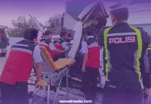 Travel yang membawa rombongan siswa Al-kautsar Lampung mengalami kecelakaan di Tol