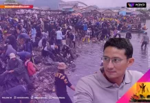 Menparekraf Sandiaga Uno Apresiasi Aksi Bersih-Bersih Pantai Sukaraja di Jalan Ikan Selar