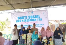 Komunitas Temen Ibu Peringati Tahun Baru Hijriyah Gandeng LAZDAI PEDULI Resmikan TPA Al-Asr Di Sabah Balau