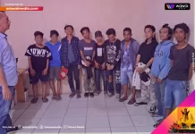 Polsek Tanjungkarang Timur Berhasil Menangkap 10 ‘Pak Ogah’ di Bandar Lampung