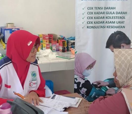 Kegiatan Cek Kesehatan dan Edukasi Menyatu dalam Peringatan Kemerdekaan RI ke-78