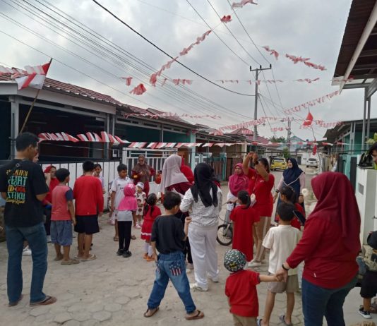 Warga Perumahan Grand Esha Pesawaran Rayakan Kemerdekaan RI ke-78, Gelar Berbagai Lomba