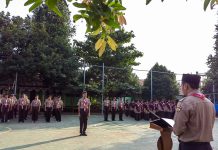 SMA IT Daarul Ilmi Bandar Lampung, Gelar Upacara Hari Pramuka