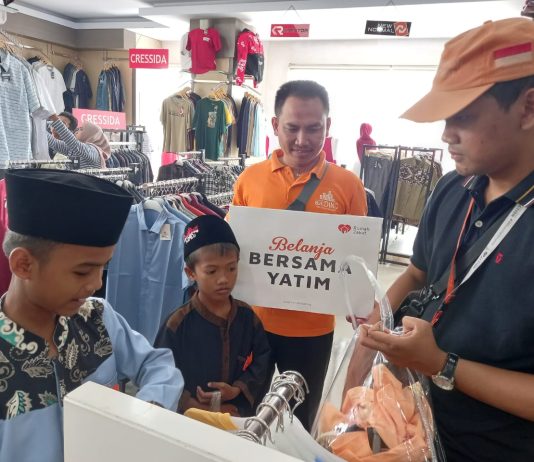 Rumah Zakat ajak Anak Yatim berbelanja di PB Swalayan Bandar Lampung