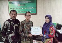 Badan Wakaf Indonesia (BWI) Lampung Menerima Laporan Aktivitas Nazhir Badan Wakaf LAZDAI Lampung