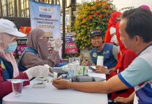 Tingkatkan Kesehatan Masyarakat , Laznas Dewan Da’wah Lampung Gelar Cek Kesehatan Gratis di Kawasan Car Free Day