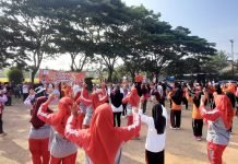 PKS Kabupaten Pringsewu Sukses Gelar Senam PKS Nusantara dalam Rangka PKS Menyapa