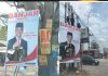 Perusakan Baliho Calon Presiden Ganjar Pranowo di Bandar Lampung