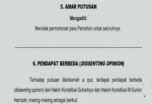 Mahkamah Konstitusi Menolak Permohonan PSI Terkait Usia Capres-Cawapres
