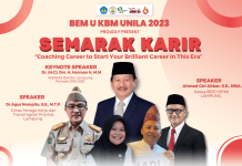 Seminar “semarak karir” BEM U KBM UNILA: Menghadapi Dunia Karir dengan Percaya Diri Seminar