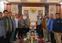 DPD FGII Lampung Beri Penghargaan Kapolda Lampung Atas Kepeduliannya Terhadap Dunia Pendidikan DPD FGII