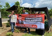 Relawan Abdul Hakim Masif Sosialisasi, Target Satu Juta Suara DPD RI Optimistis Tercapai