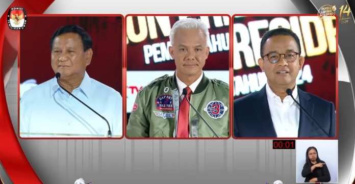 Debat Ketiga Pilpres 2024