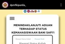 Calon Ketua BEM Unila, Bani Syafe’i Diduga Mahasiwa Tidak Aktif Ketua BEM Unila