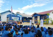 Safari Dongeng Kak Danang dan LAZDAI Lampung di SDIT Asmaul Husna Pesan