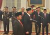 Presiden Jokowi Lantik Hadi Tjahjanto sebagai Menko Polhukam dan AHY sebagai Menteri ATR/BPN Presiden Jokowi