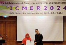 Dosen FMIPA Raih Penghargaan “Best Oral Presentation” dalam Konferensi Internasional di Korea Selatan
