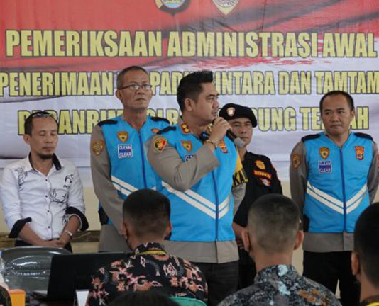 Antusiasme Tinggi: 301 Peserta Daftar Sebagai Calon Anggota Polri di Lampung Tengah