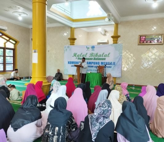LAZDAI Gelar Kajian Halal Bihalal Bersama Komunitas Lampung Mengaji