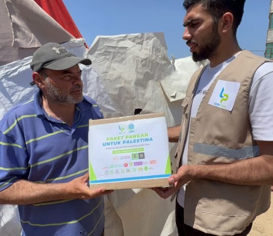 Paket Cinta Ramadan Masyarakat Lampung Telah Sampai Ke Gaza, Palestina