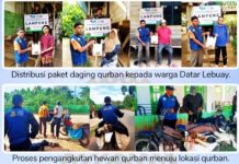 PECAH REKOR !!! 9000 Jiwa di Provinsi Lampung Terima Daging Qurban Dari Laznas Dewan Dakwah Lampung