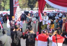 Kirab Merah Putih: Meriahkan Peringatan Dies Natalis ke-59 Unila