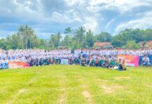 Ribuan Siswa Lampung Timur Antusias Sambut Road To School Ikam Lampung Timur