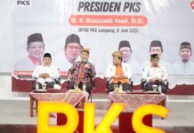 Pasca Terpilih sebagai Presiden PKS, Al Muzammil Yusuf Kunjungan Perdana ke Lampung
