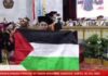 Ketua SJP Unila Bentangkan Bendera Palestina Saat Wisuda, Suarakan Solidaritas untuk Palestina