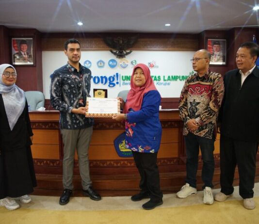 Unila Gelar Workshop Hilirisasi dan Komersialisasi Hasil Riset Peneliti