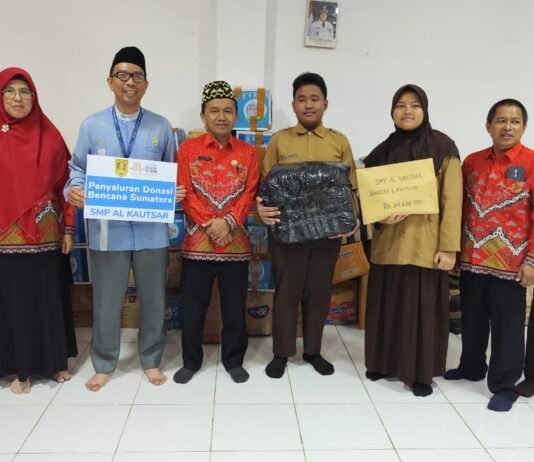 Terkumpul Rp 34,6 Juta! SMP Al Kautsar Gandeng Laznas Dewan Da’wah Kirim Bantuan Besar untuk Korban Bencana Sumatera!