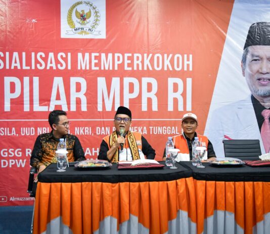 Dr. Almuzzammil Yusuf Sosialisasikan 4 Pilar Bersama Komunitas Garuda Keadilan Lampung