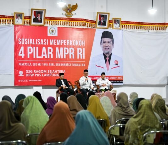 Ramadhan Jadi Momentum Penguatan Kebangsaan, Dr. Almuzzammil Yusuf Sosialisasikan 4 Pilar di Lampung