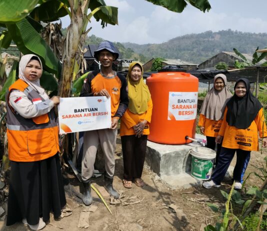 Rumah Zakat Salurkan Sarana Air Bersih untuk Warga Desa Sukajaya Lempasing