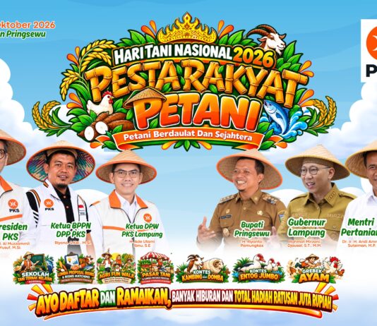 AMY Hadiri Pesta Rakyat Petani di Lampung, Riyono Caping: Bukti Nyata Keberpihakan PKS